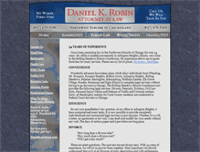 Tablet Screenshot of danrobin.com